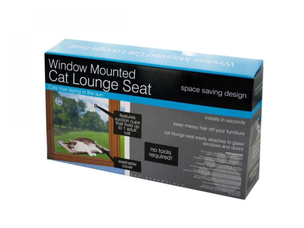 Kole Imports Kole Imports OD854 Cat Lounge Window Cling pet - toy — product photo