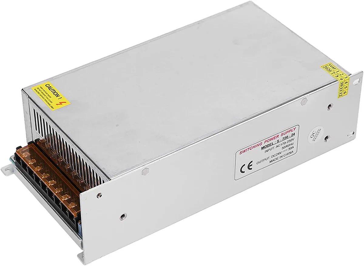 myVolts myVolts S-720-24 24V 30A 720W AC170-250V pink power supply — product photo
