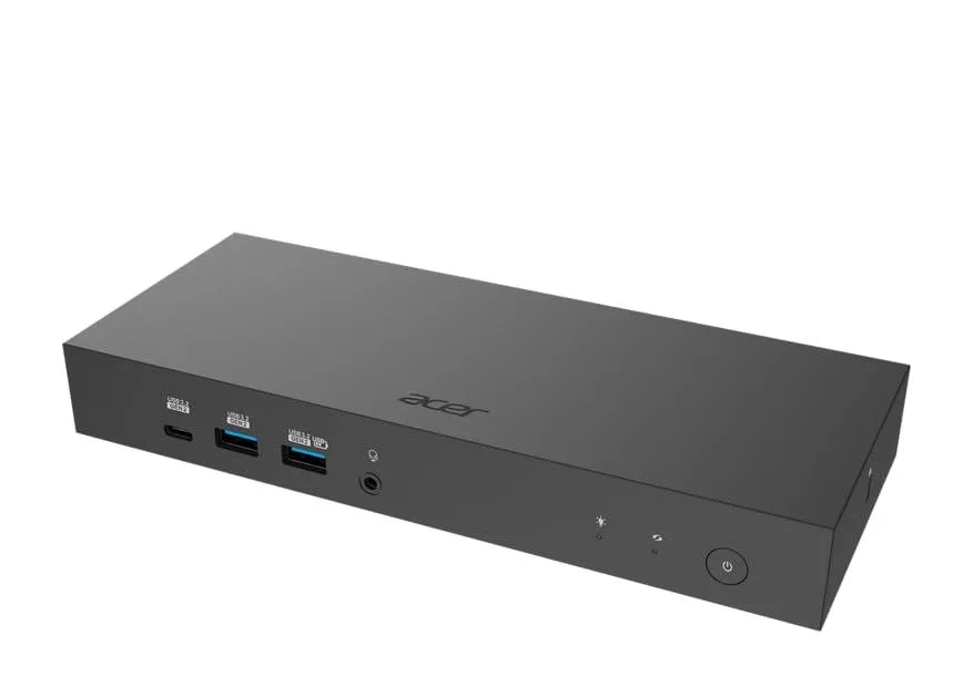 Acer Universal Dock U33 compact docking station in matte black finish