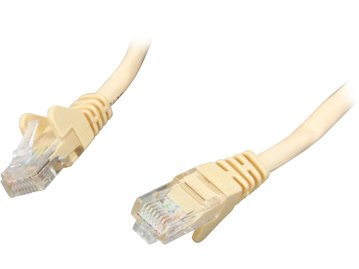 Belkin Belkin A3L79107YLWS Cat 5E 7 ft Yellow network ethernet cable — product photo