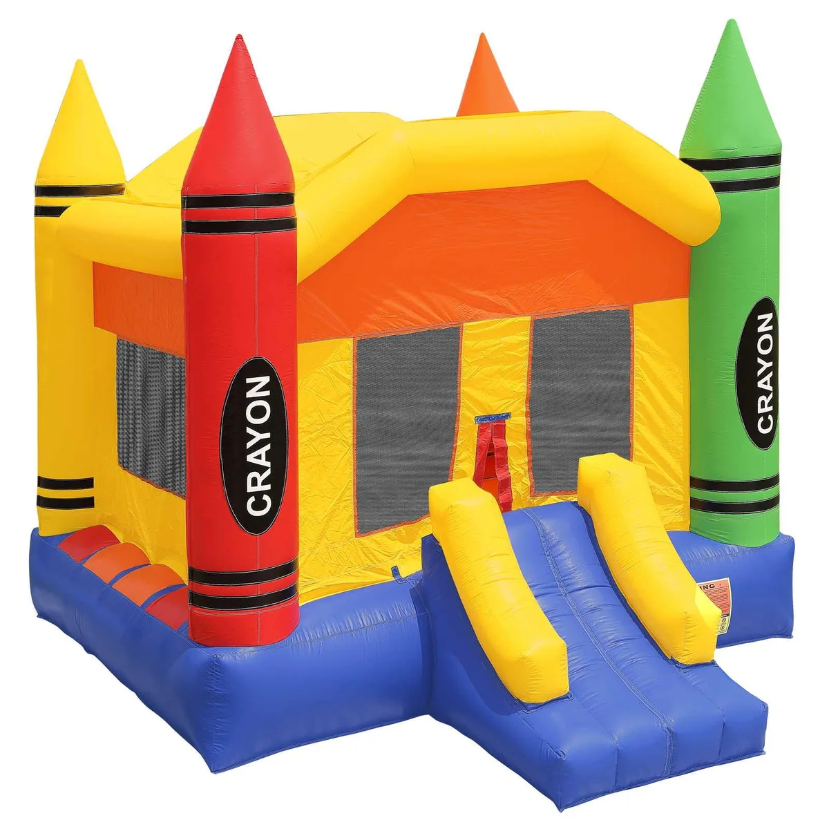 Inflatable HQ Inflatable HQ Crayon Castle Bounce House 15 oz PVC 30" Mattress — product photo