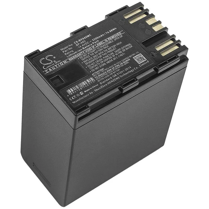 Cameron & Co Cameron & Co DS-CS-BPA60MC Camera Battery 14.4V 5200mAh Black — product photo