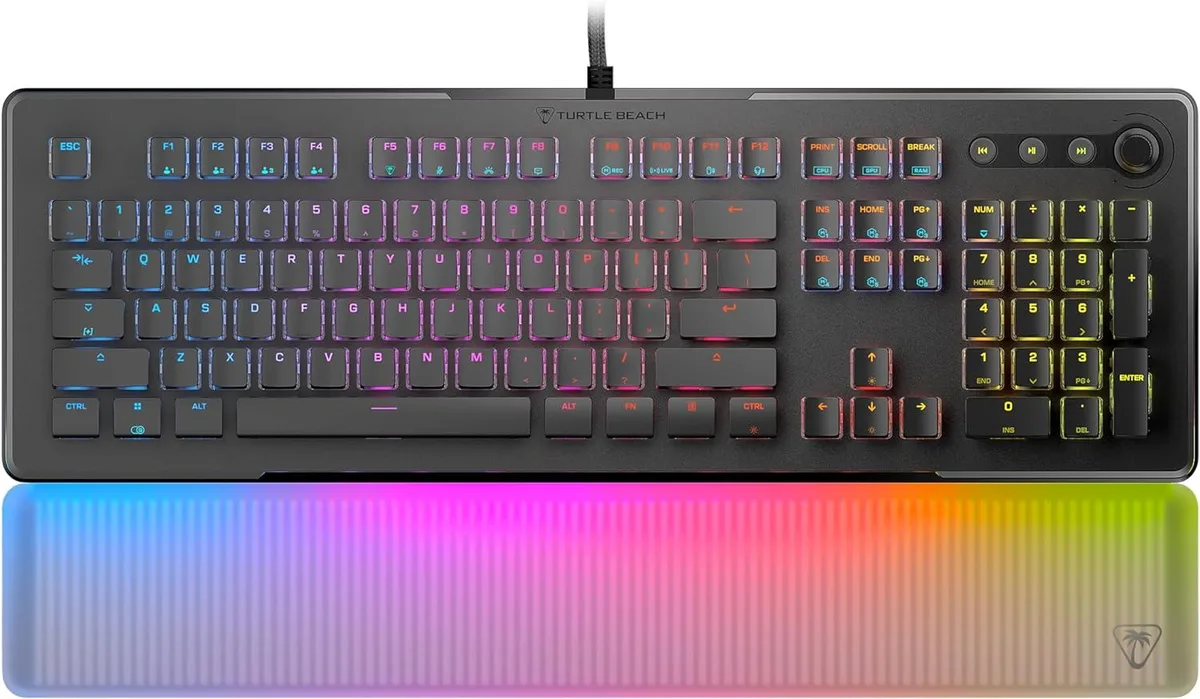 Turtle Beach/Voyetra Turtle Beach Vulcan II Max Optical-Mechanical Gaming Keyboard Black — product photo