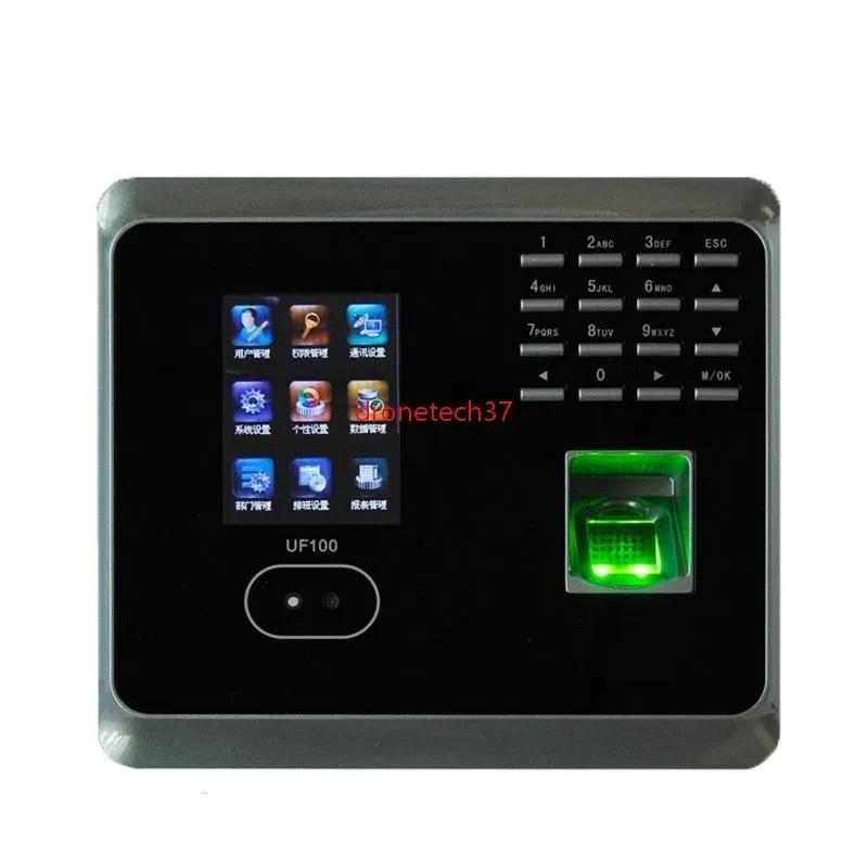 ZKTECO ZKTECO UF100Plus-S+ADMS Grey Biometric Attendance Terminal — product photo