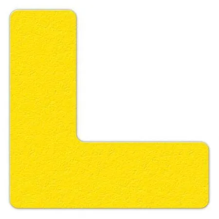 INCOM Manufacturing Group INCOM LM110Y Floor Marker Vinyl Yellow 6x6 in 25 pk — product photo