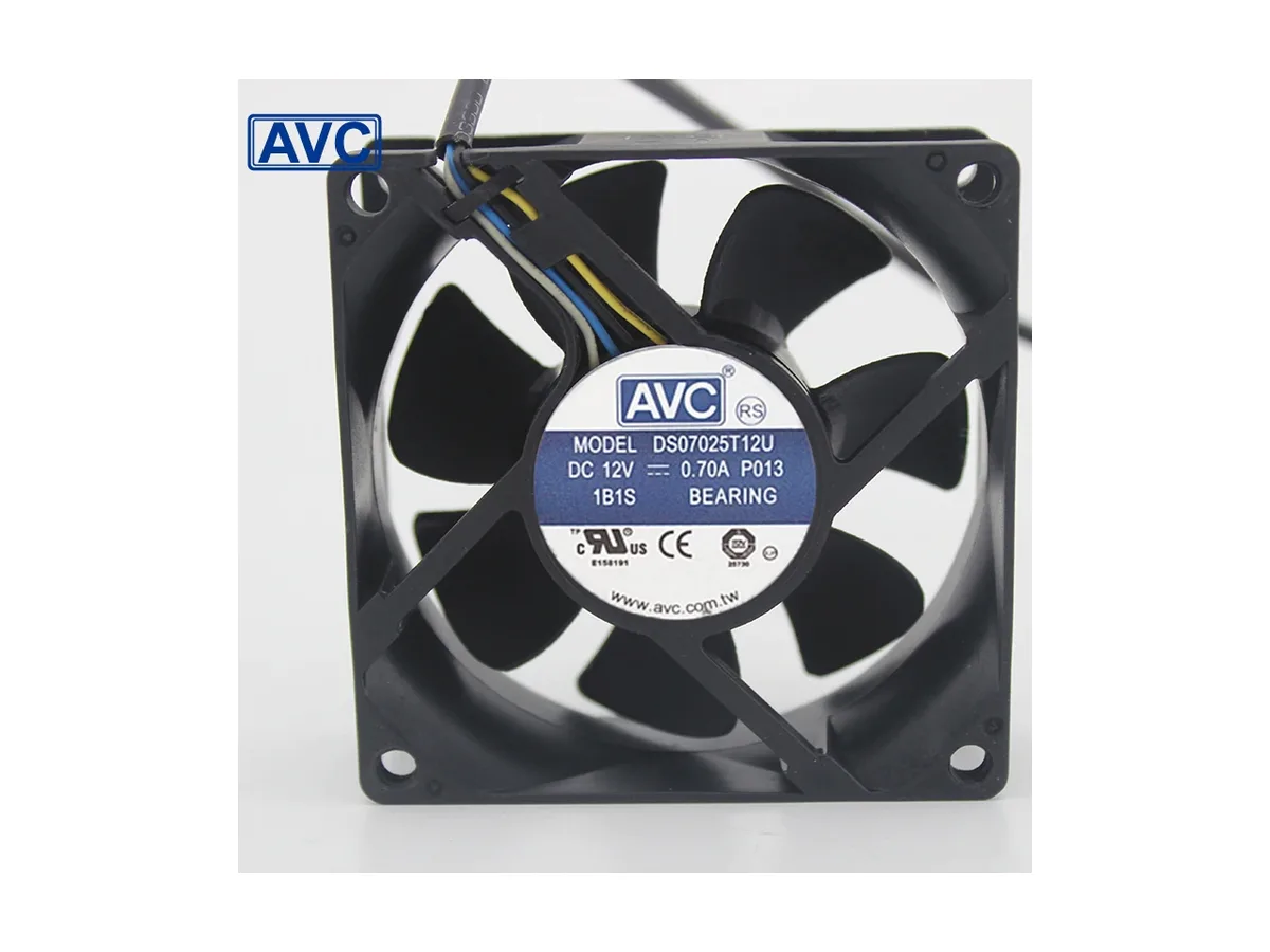 Fans Fans DS07025T12U 70mm 7025 DC 12V .7A 4-pin PWM case fan — product photo