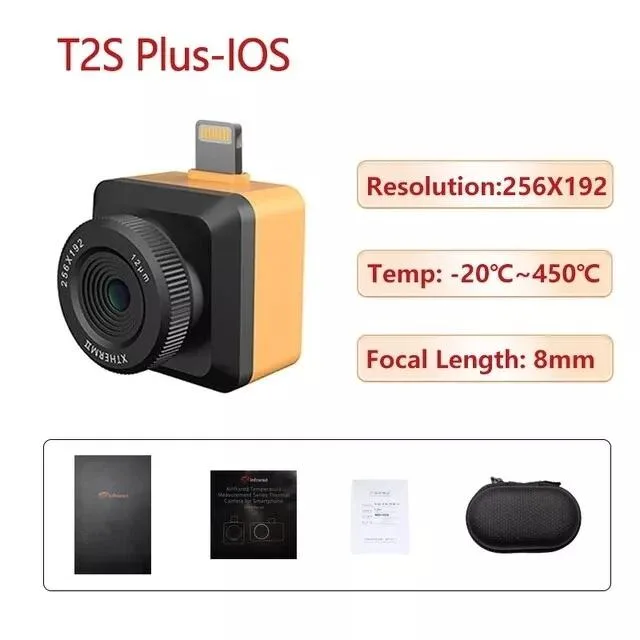 Compact thermal camera with holder and protective case