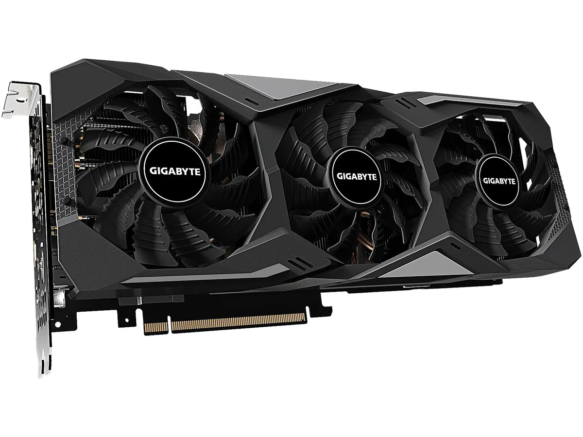 GIGABYTE GIGABYTE GV-N207SGAMINGOC-8GC GeForce RTX 2070 Super graphics card — product photo