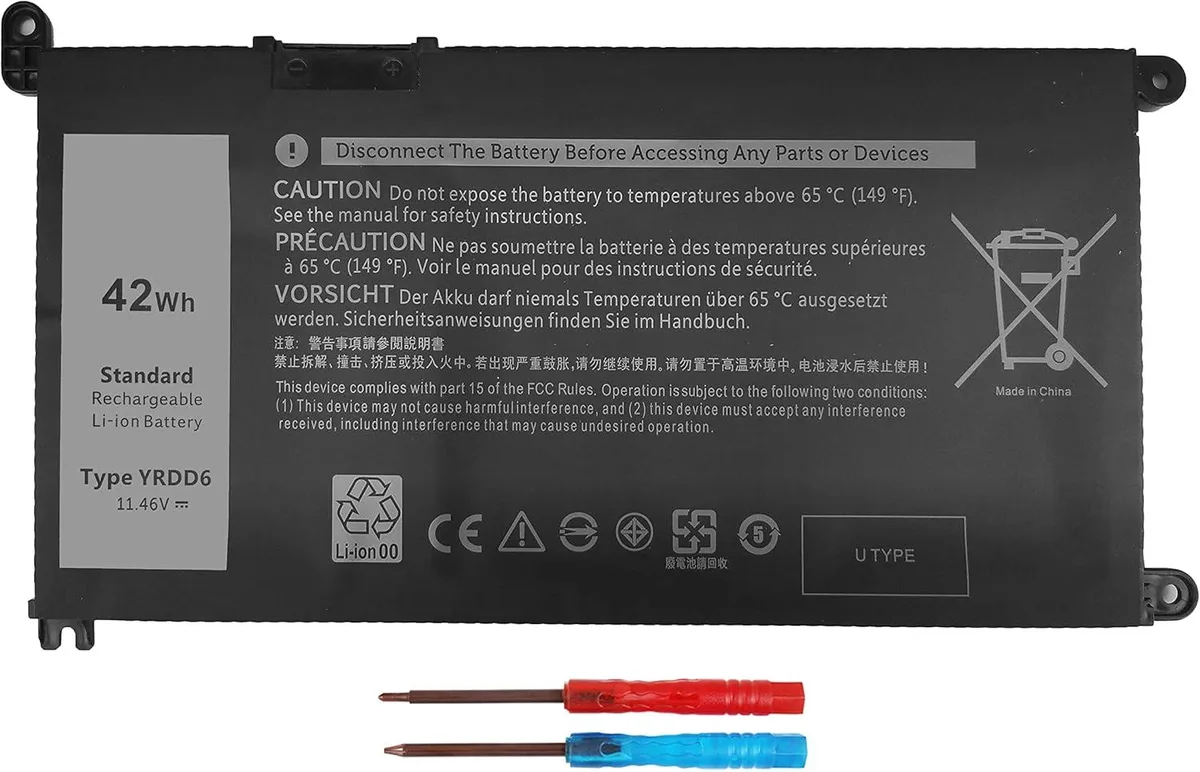 FOCUSTEC FOCUSTEC YRDD6 VM732 1VX1H 42Wh laptop battery — product photo