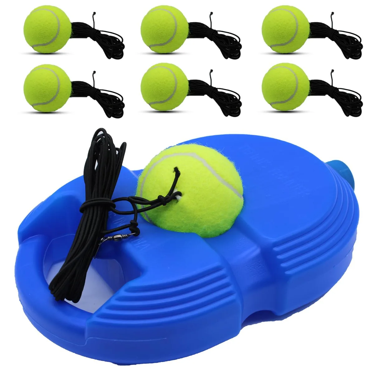 Tennis Trainer Rebound Ball Set 6 Balls Blue 90 Days — product photo