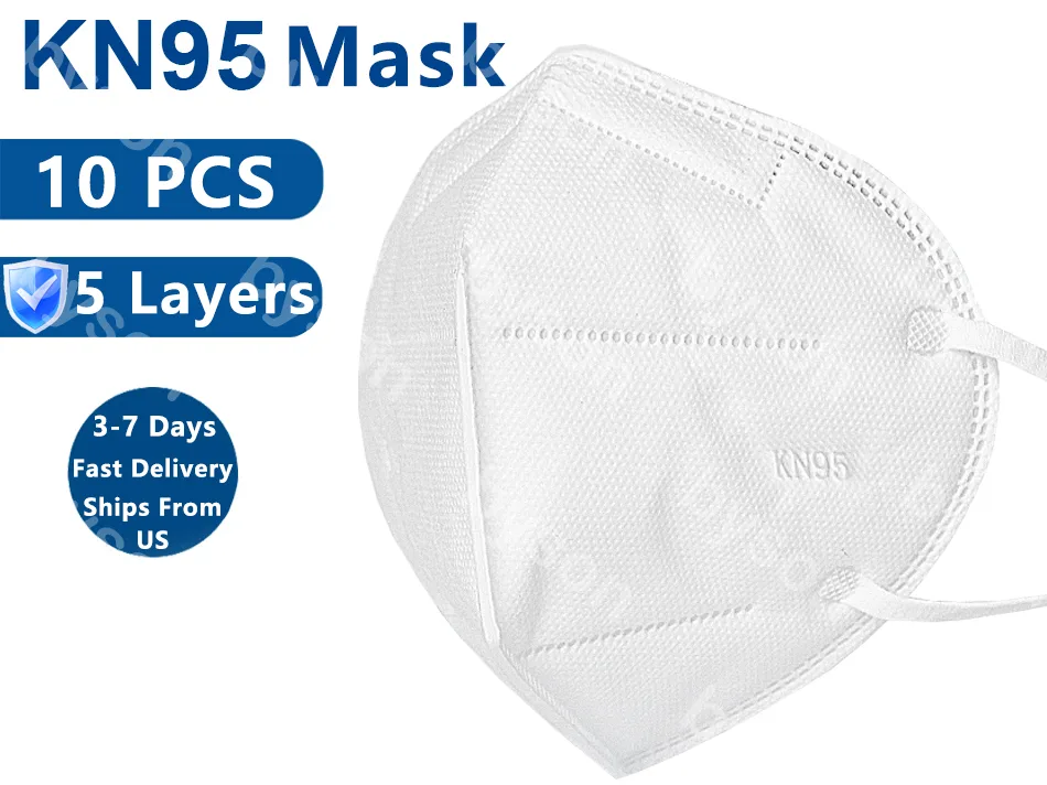 Ackmioxy Ackmioxy 10-Pack 5-Layer Non-Disposable Face Mask First Aid — product photo