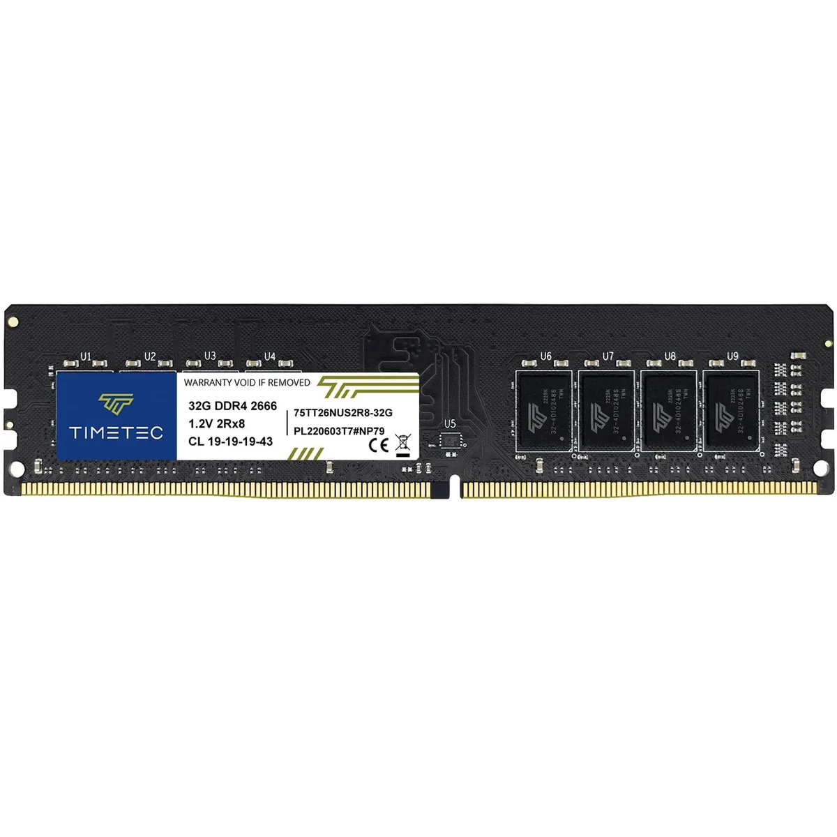 Timetec Timetec 32GB DDR4 2666MHz CL19 288 Pin UDIMM Desktop RAM — product photo