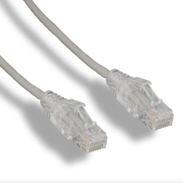 FireFold FireFold C6SLIM-3-GRY Cat6 Slim Ethernet Patch Cable 3 ft Gray 28 AWG Shielded — product photo