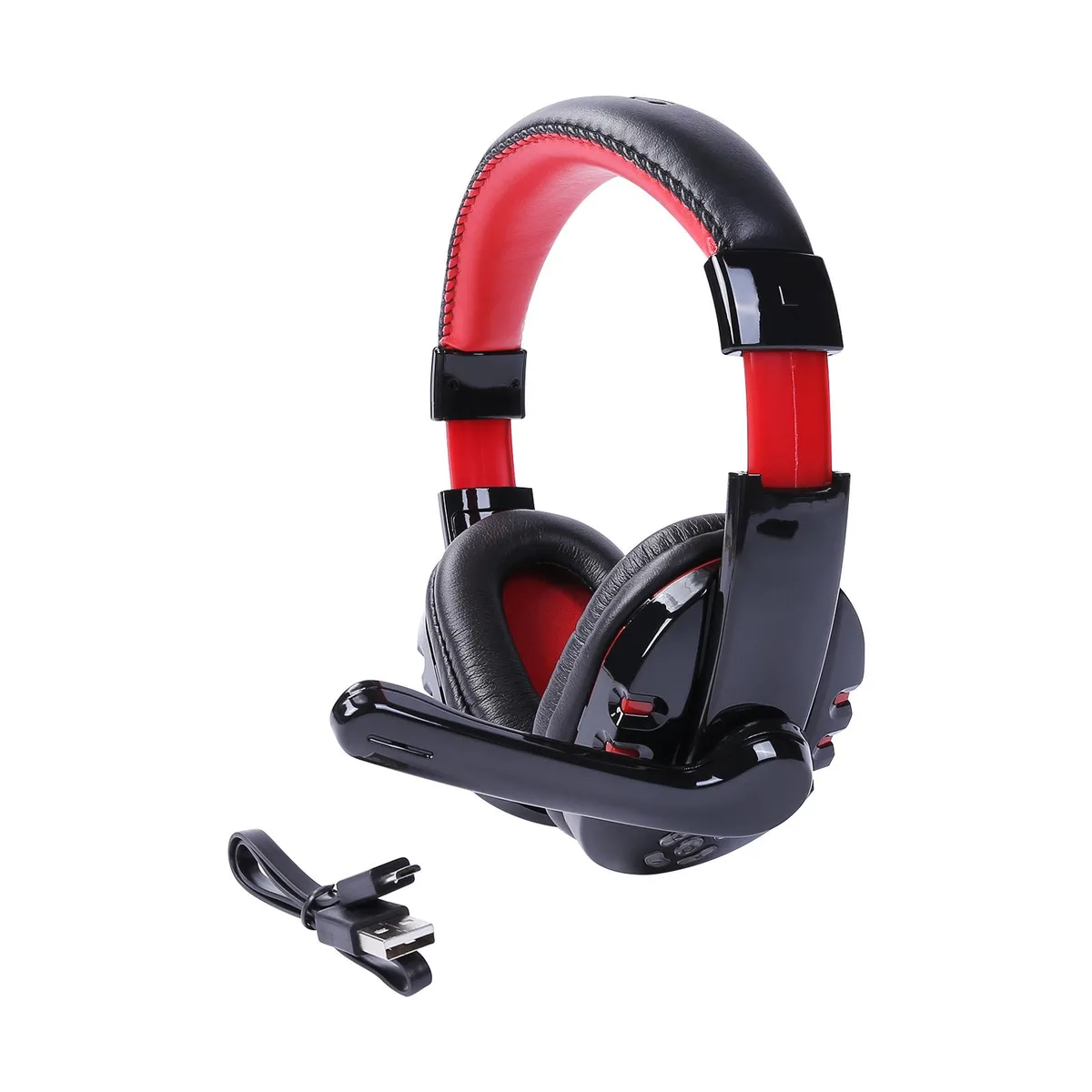 CZQEPMB CZQEPMB Wireless Bluetooth 4.2 Gaming Headset Black/Red — product photo