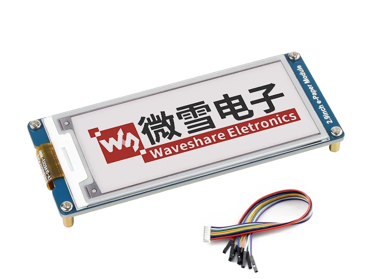 LORDWORLD LORDWORLD 2.9inch E-Ink Display Module (B) 296x128 development board — product photo