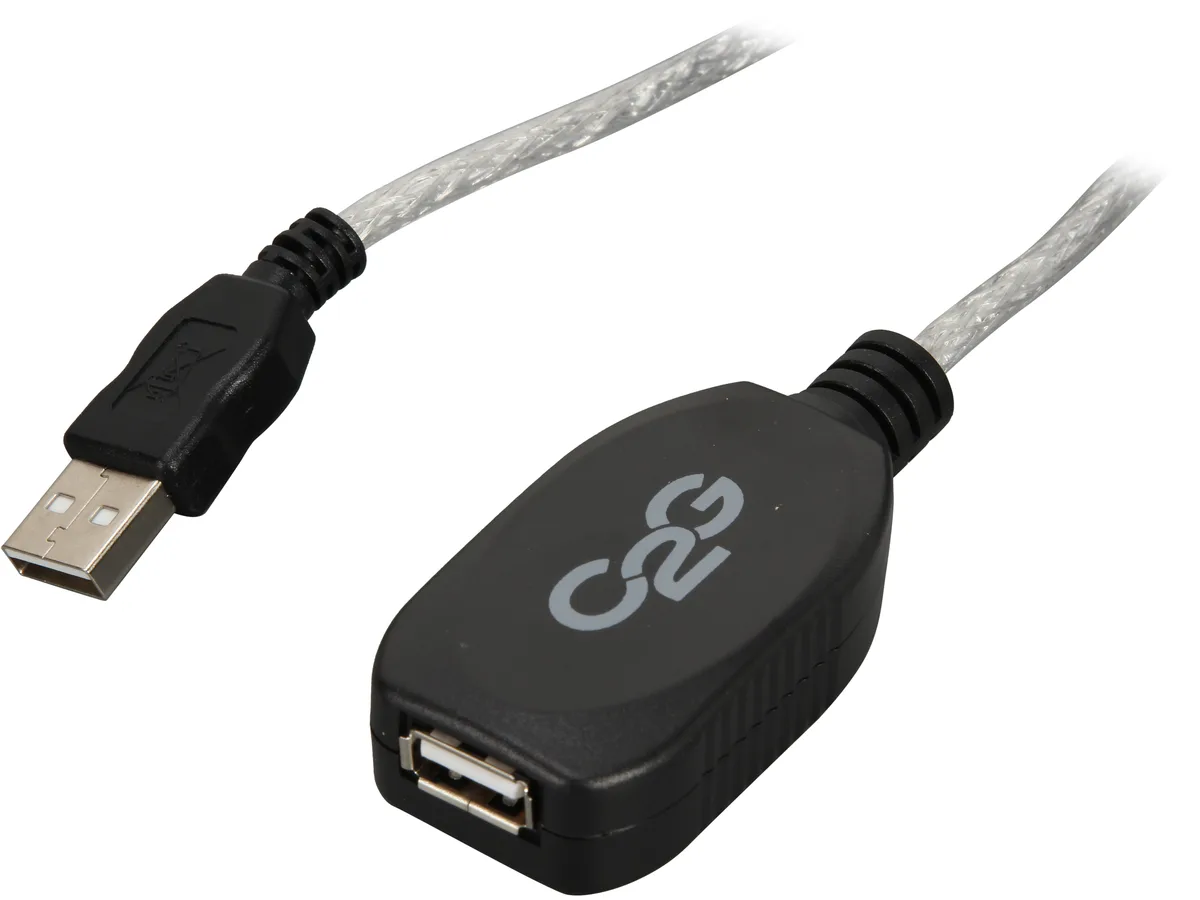 Cables To Go Cables To Go 39000 USB 2.0 active extension cable 12m white — product photo