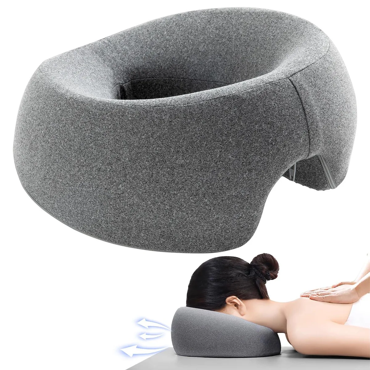 Small black face cradle brace with air vent, pack of 10