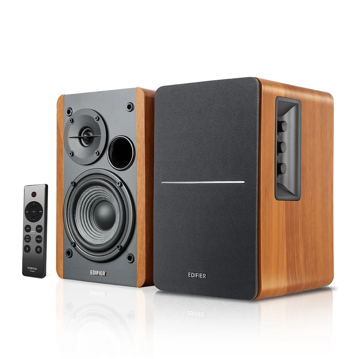 Edifier Edifier R1280DBs Wood 42W Bluetooth 5.0 Optical Coaxial Home Audio Speaker — product photo