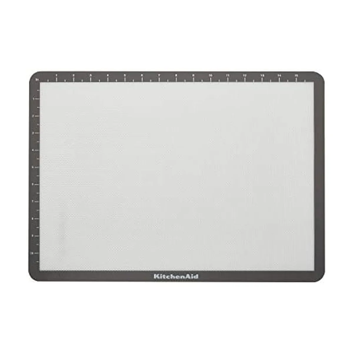 Gray silicone baking mat 12 by 17 inches reusable nonstick