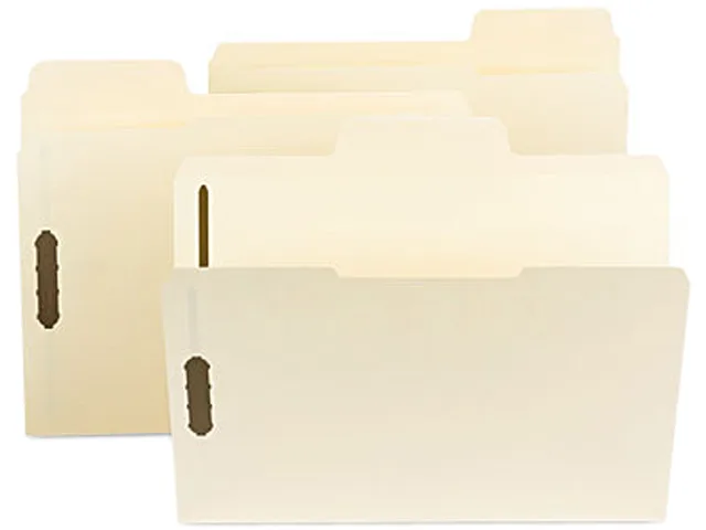 Smead Smead 14535 file folder box 50 Manila 11 pt SuperTab fastener 1/3 cut — product photo