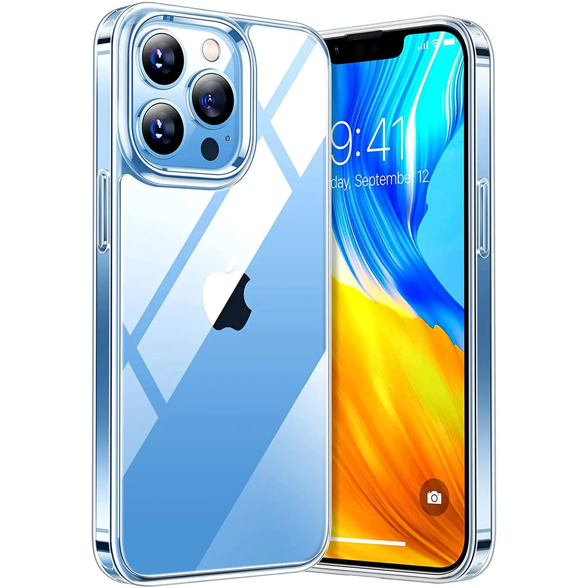 JPWEB JPWEB iPhone 13 Pro Max Case 6.7" Diamond Clear Military 5.0 X-Shock — product photo