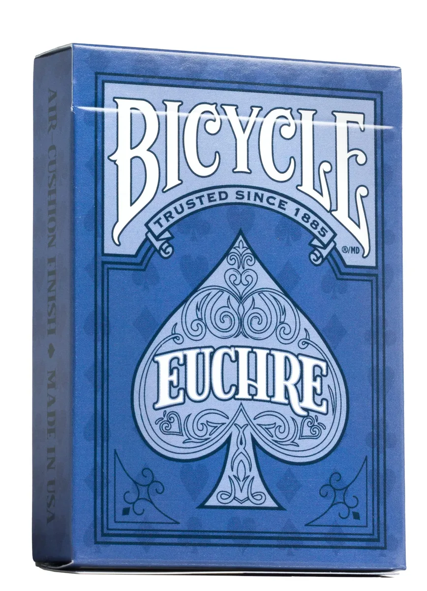  Bicycle Euchre Double Deck Playing Cards Blue 135 1885 10024463 — product photo
