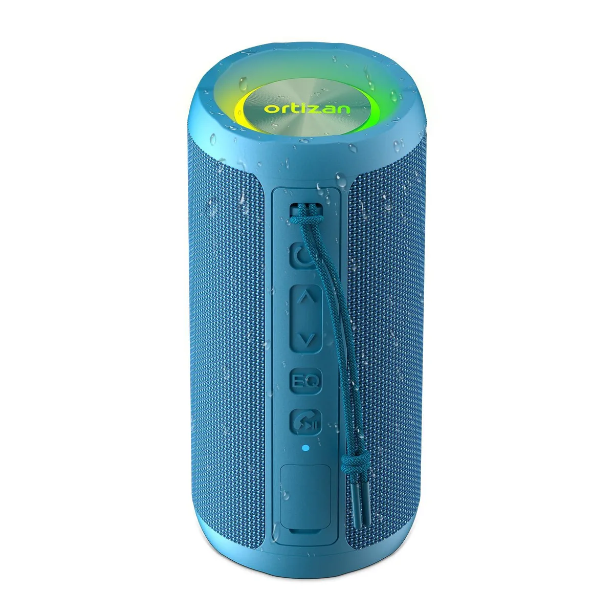  Ortizan X10 24W IPX7 portable speaker Blue 30h 360° light Bluetooth 5.3 — product photo