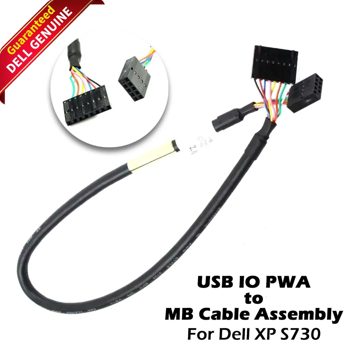 DELL DELL XPS 730 USB Cable IO Master Panel to Motherboard RU493 — product photo