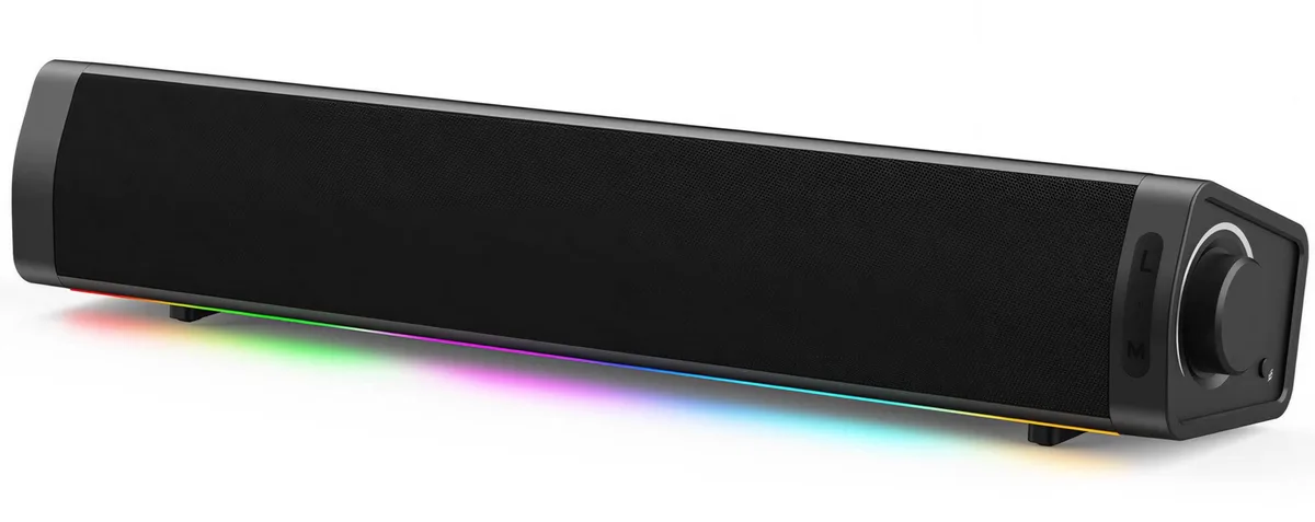  LXTNFU EL028 2.0 USB Soundbar 24W RGB 3 Modes — product photo