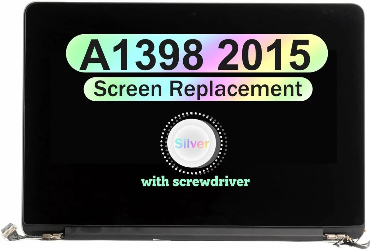 NUOLAISUN NUOLAISUN 15.4" 2880x1800 12Pins Retina Screen Assembly for MacBook Pro A1398 Mid 2015 Silver — product photo