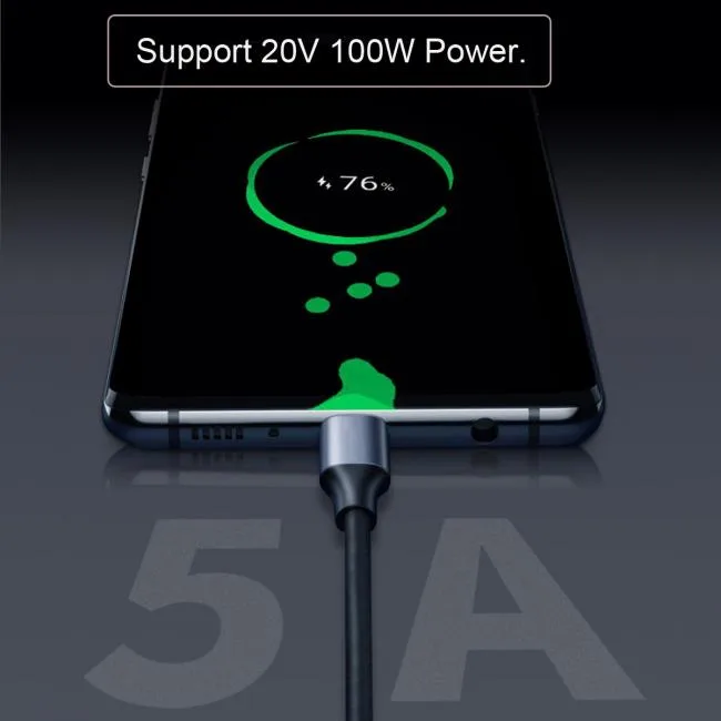 SHENZHEN JIMIER ELECTRONICS CO,. LTD. SHENZHEN JIMIER ELECTRONICS CO,. LTD. USB-C 3.1 Extension Cable Male to Female 10Gbps 100W Black — product photo