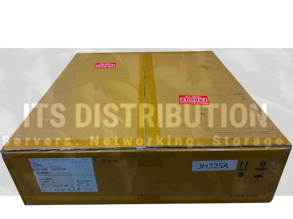 HPE HPE FlexNetwork 5130 JH325A 24G PoE+ 4 SFP+ 1-slot HI network switch — product photo