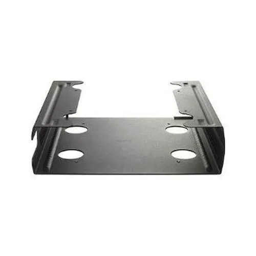 Two black ceiling grid rail adapters for 110 series access points