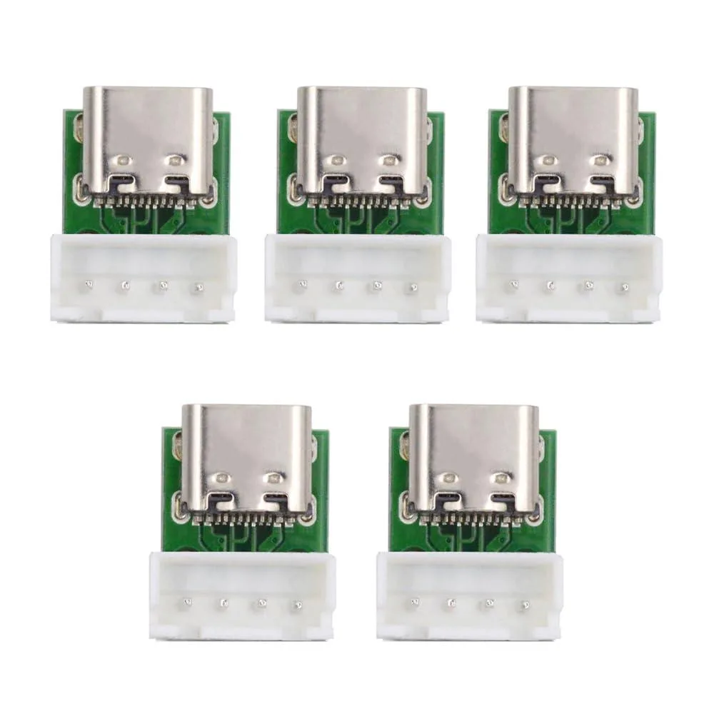 LORDWORLD LORDWORLD USB-C Female to 4-Pin 2.54mm Wafer 5pcs — product photo
