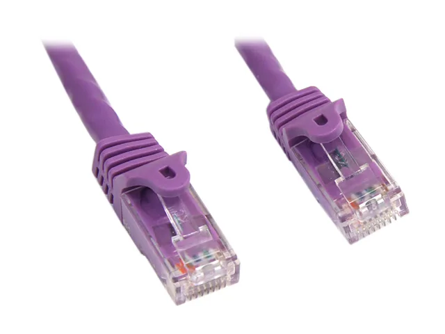 STARTECH STARTECH N6PATCH100PL network ethernet cable 100 ft Cat6 purple snagless — product photo