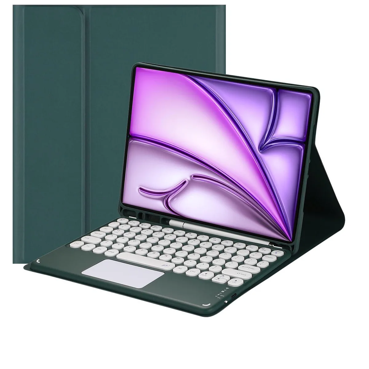 Timoom Timoom Keyboard Case iPad Air 13 M3 2025 M2 2024 Dark Green — product photo