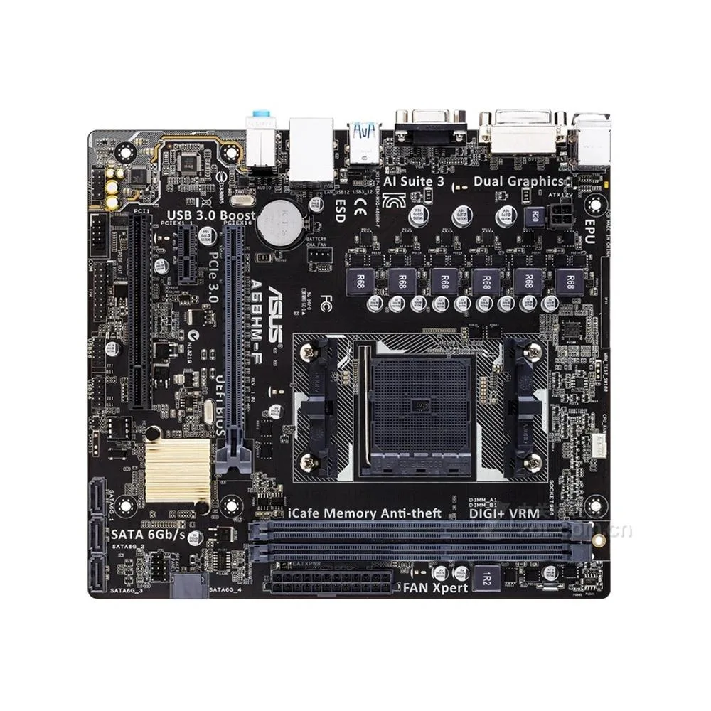 ASUS ASUS A68HM-F AMD A68H DDR3 32GB Micro ATX motherboard — product photo
