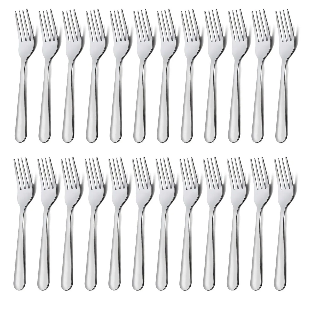  Unokit 52 24-Piece Stainless Steel Dinner Forks 7.1 Inch — product photo