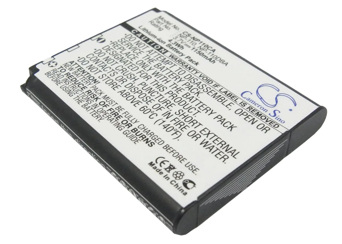 Cameron &amp; Co Cameron &amp; Co DS-CS-NP110CA camera battery 3.7V 1150mAh 4.26Wh Li-ion black — product photo
