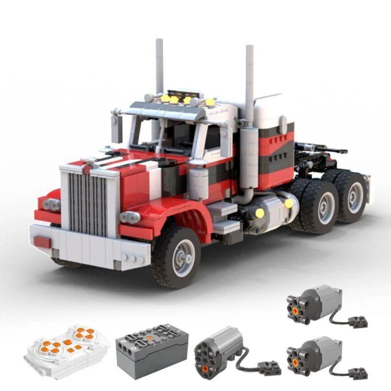 ZITIANYOUBUILD ZITIANYOUBUILD 1538 MOC-138325 Tech Semi-trailer Truck Educational Building Set — product photo
