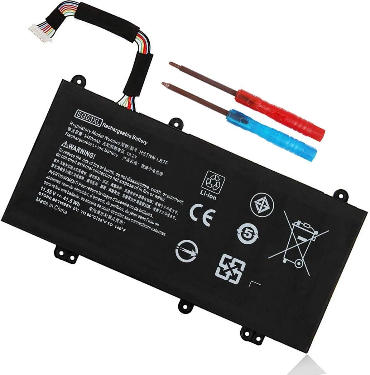PISKEKAT PISKEKAT SG03XL 11.55V 41.5Wh laptop battery — product photo