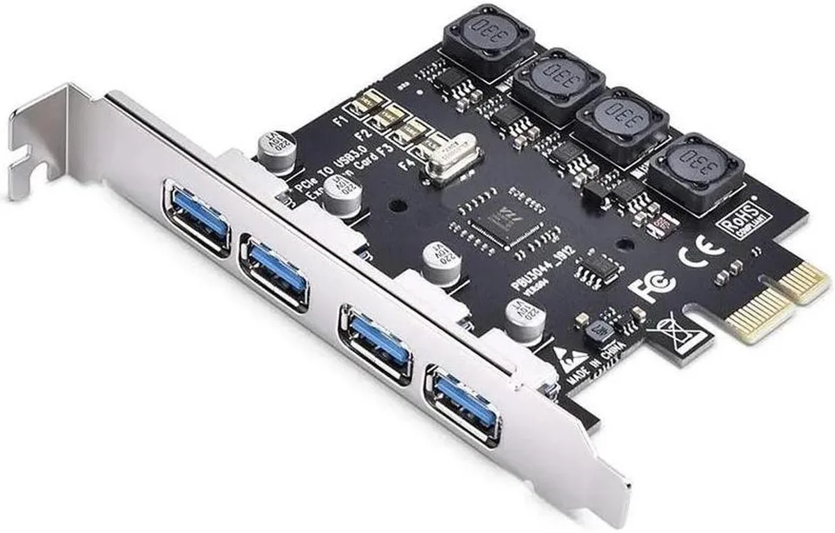 Vszerda Vszerda 4-Port PCIe USB 3.0 Expansion Card — product photo