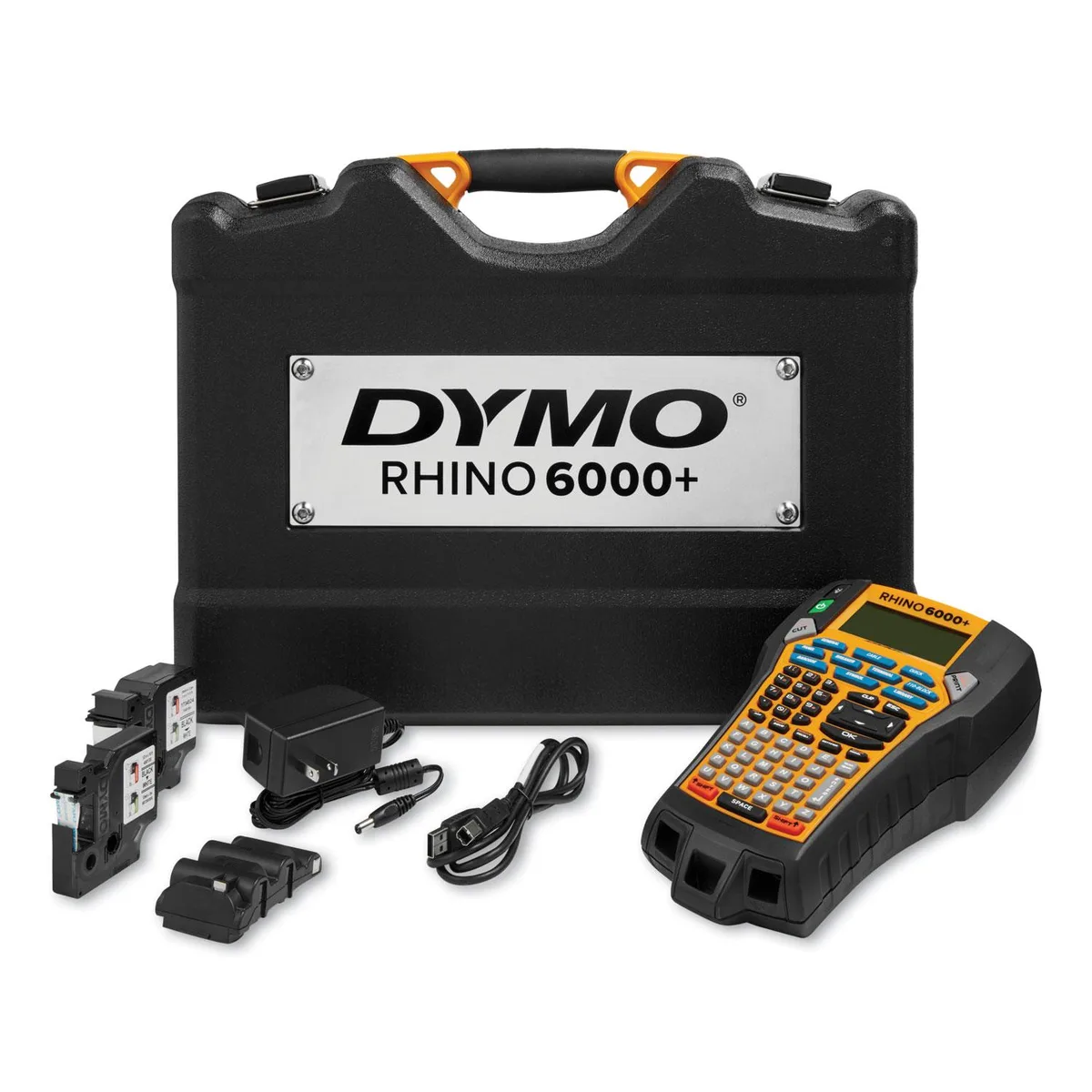 DYMO Rhino 6000 industrial label printer in hard carry case