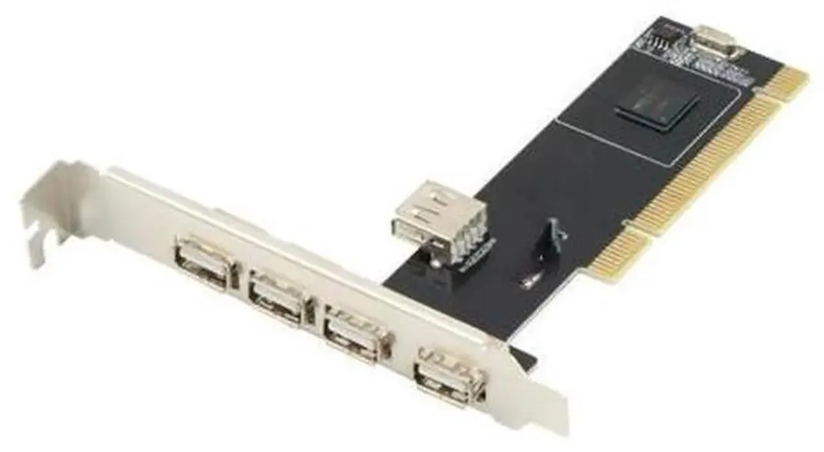 SMUGDESK SMUGDESK 5-Port USB 2.0 PCI Expansion Card 480Mbps — product photo
