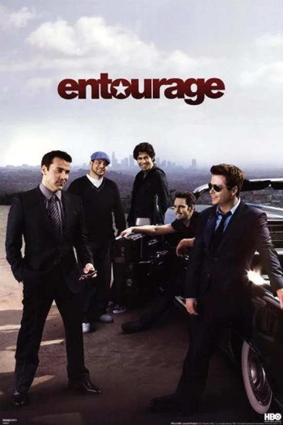 Posterazzi Entourage cast poster print 22 x 34 inches glossy paper rolled in tube