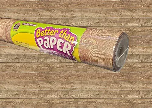 Rustic wood bulletin board roll 4 by 12