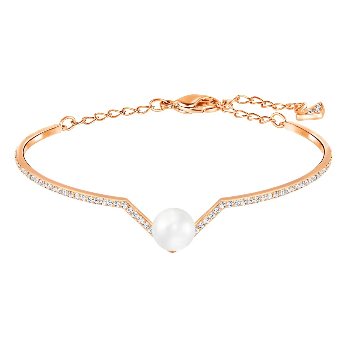 Swarovski Swarovski Edify Bangle M Rose Gold Bracelet — product photo