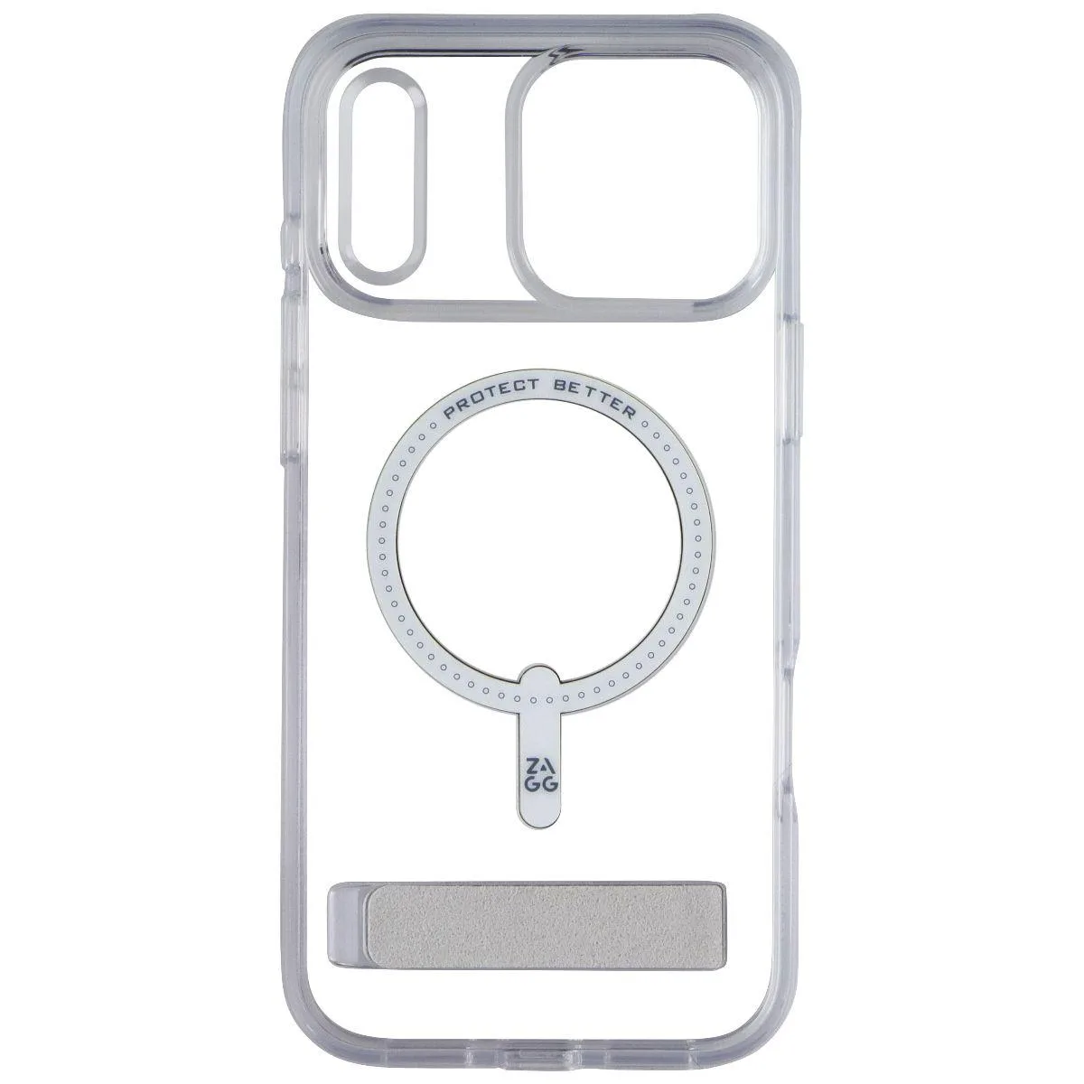 ZAGG ZAGG Crystal Palace Kickstand Case for MagSafe iPhone 17 Pro Max Clear — product photo