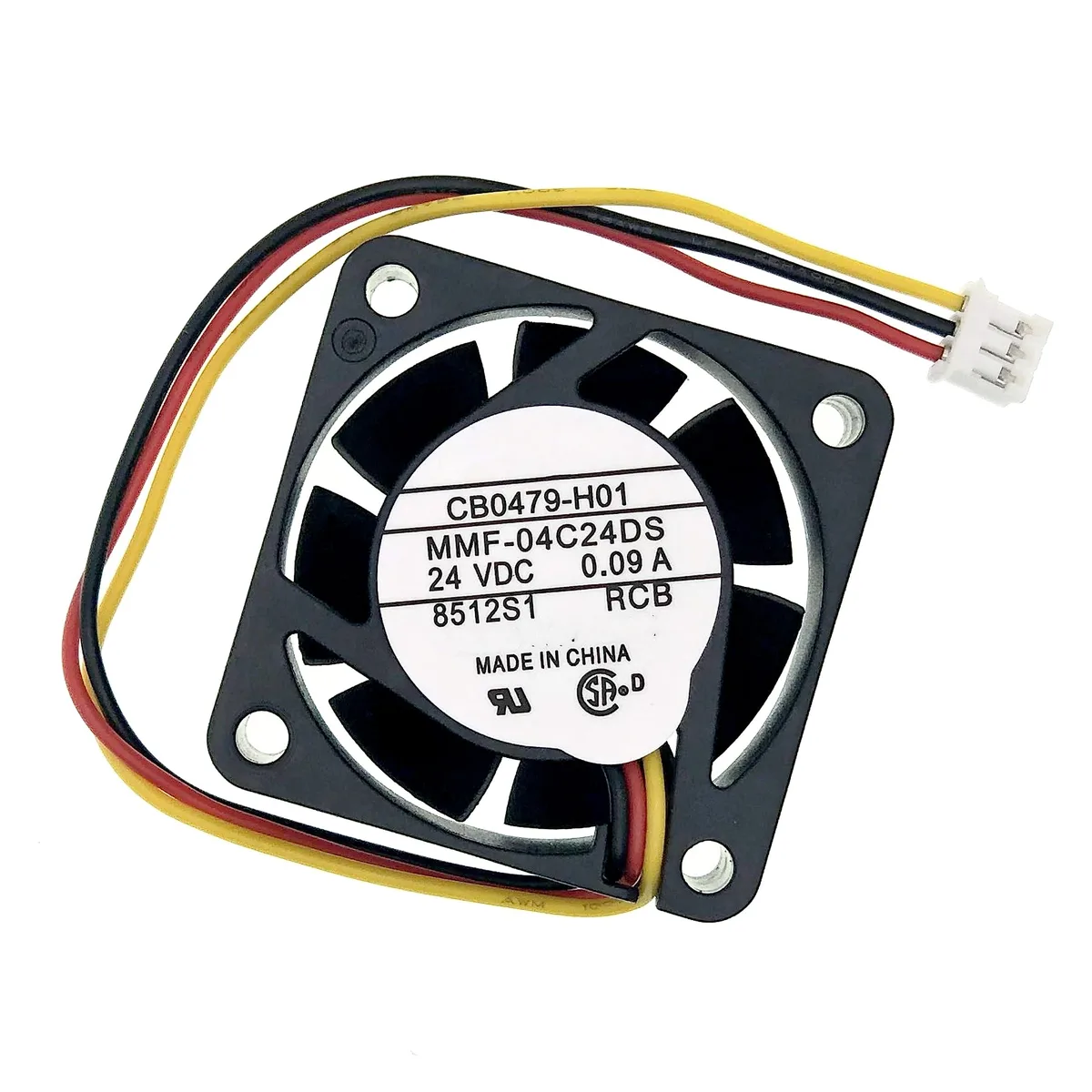 Vszerda Vszerda MMF-04C24DS-RCB CB0479-H01 DC24V 0.09A 40×40×15mm 4015 3-Wire Cooling Fan — product photo