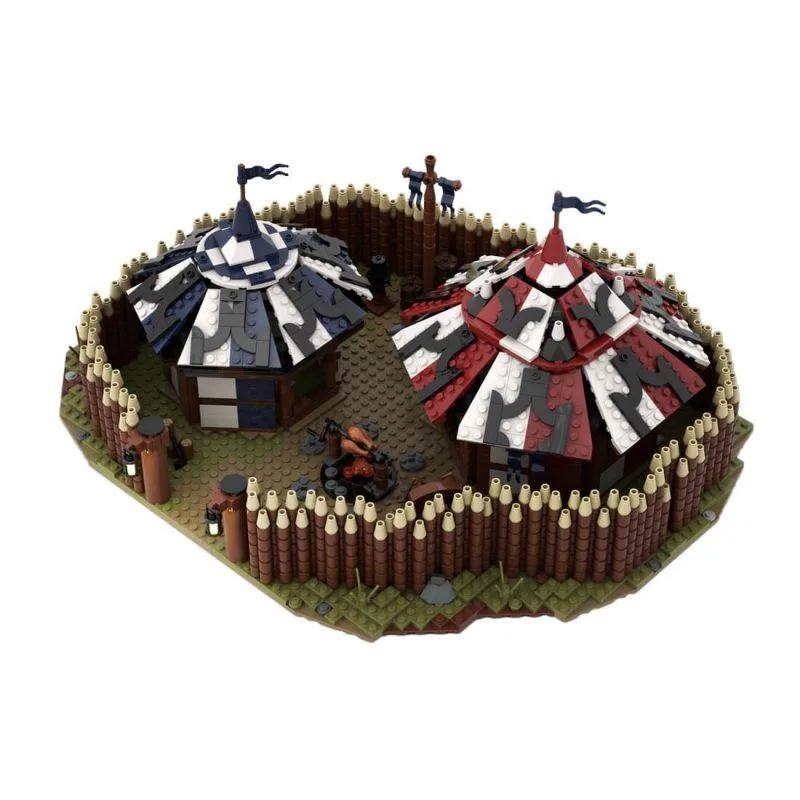 ZITIANYOUBUILD ZITIANYOUBUILD MOC-114605 Medieval Mercenary Camp 2524PCS — product photo
